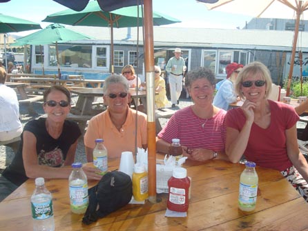 Gayle, Mim, Rickey Susan - Summer 2008